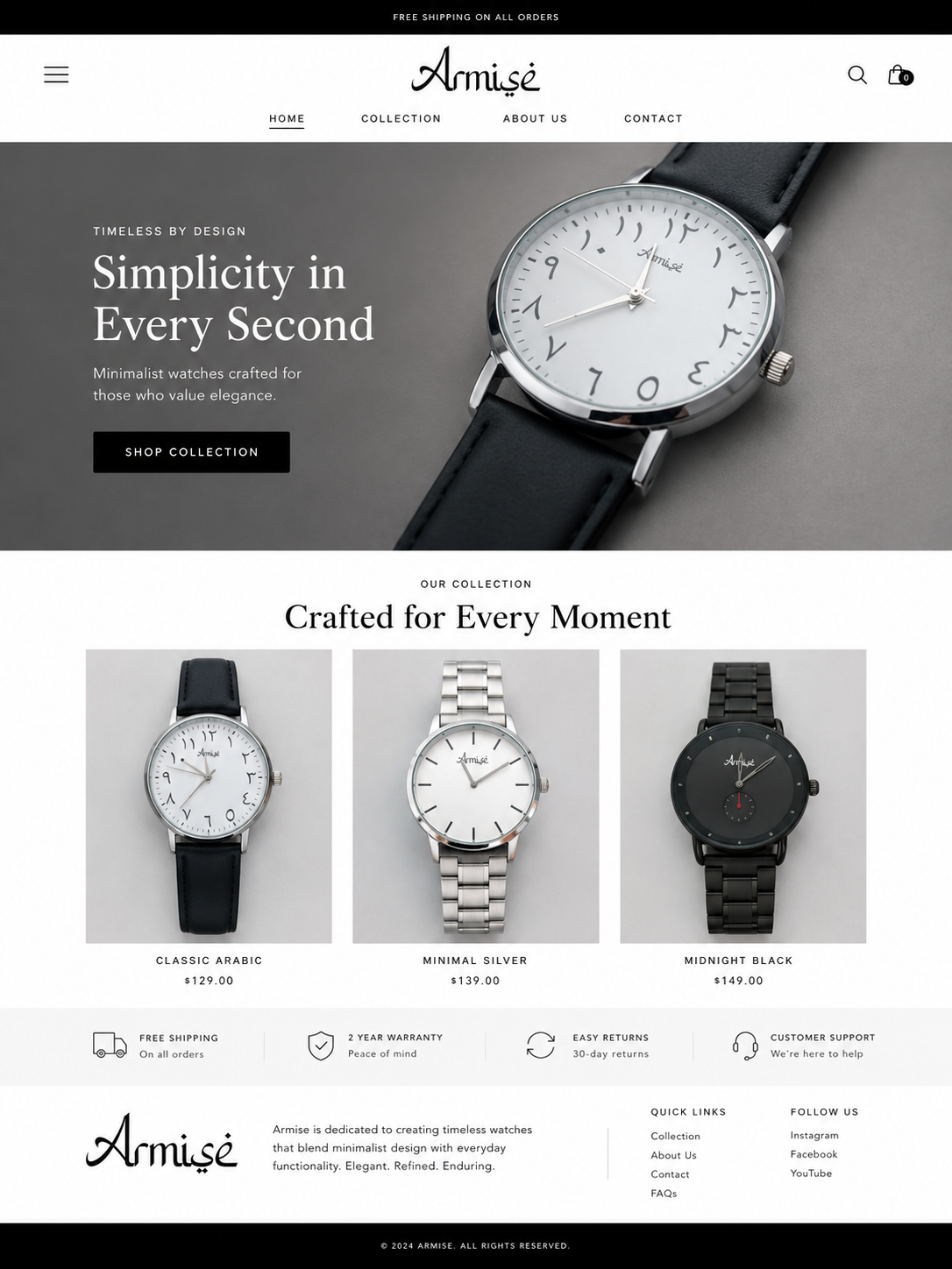 Armise Watch Store Preview