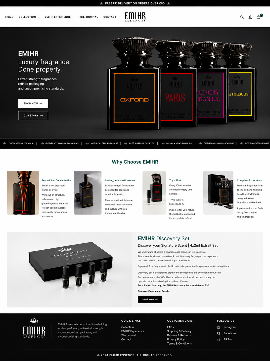 EMIHR ESSENCE Website Preview
